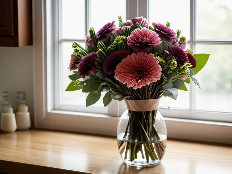 Flower delivery vase quality comparison: a premium ceramic vase next to a thin glass utility vase