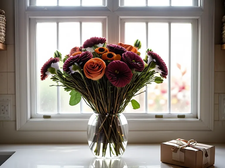 Flower delivery cooler storage: fresh stems in buckets inside a local florist's walk-in cooler
