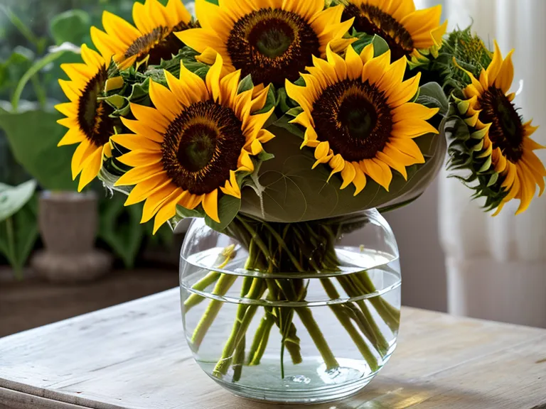 Comparison between a real sunflower delivery and the website listing photo on a laptop.