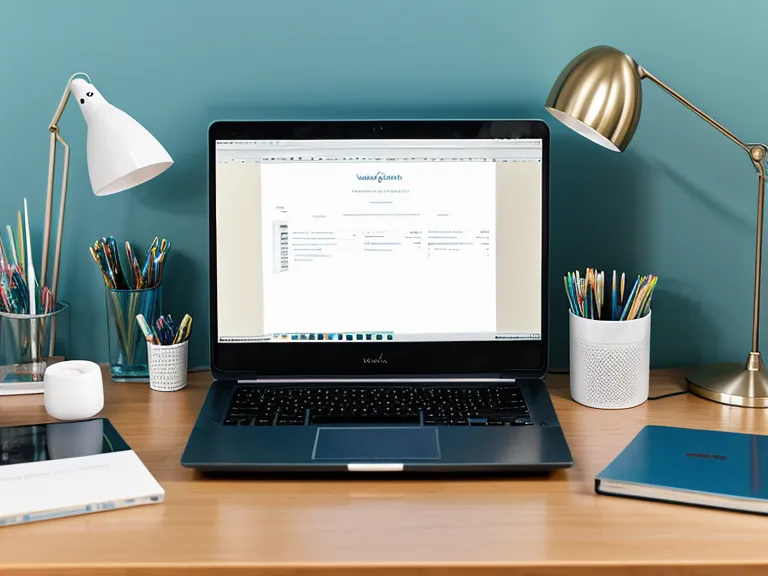 A laptop showing a flower listing next to a detailed tracking spreadsheet.