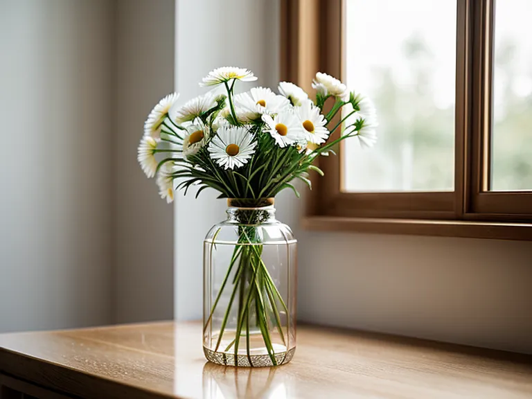 Close-up of a delivered bouquet next to its online listing for comparison.